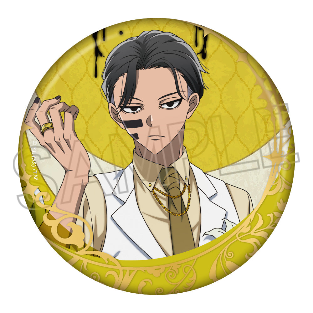 天使と悪魔 箔押し缶バッジ 無陀野無人