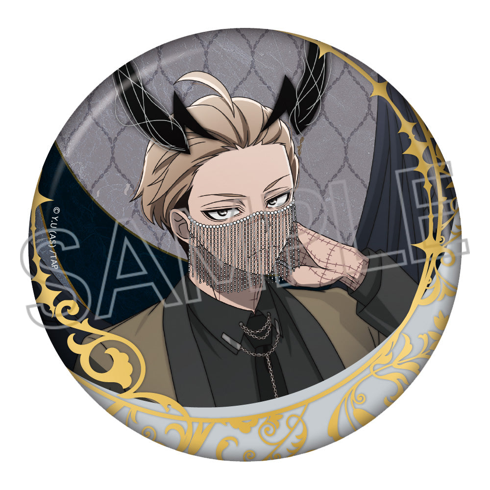 天使と悪魔 箔押し缶バッジ 皇后崎 迅