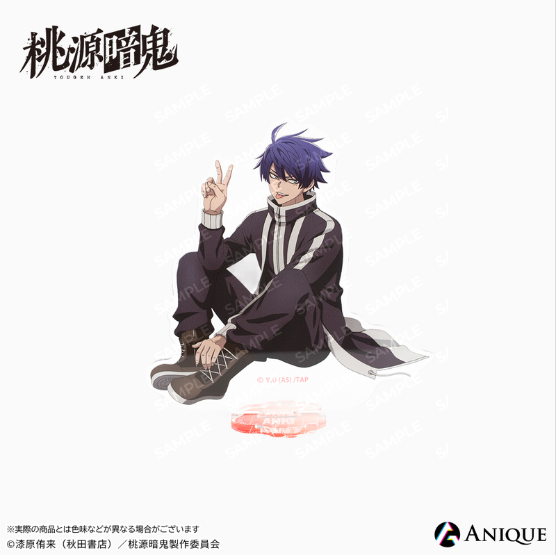 桃源暗鬼』描き起こしイラスト【ひと休み】一ノ瀬四季 アクリル 桃源暗鬼』描き起こしイラスト【ひと休み】一ノ瀬四季 アクリル