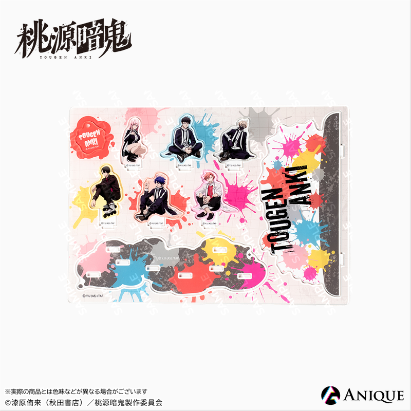 『桃源暗鬼』描き起こしイラスト【ひと休み】ジオラマアクリルスタンド