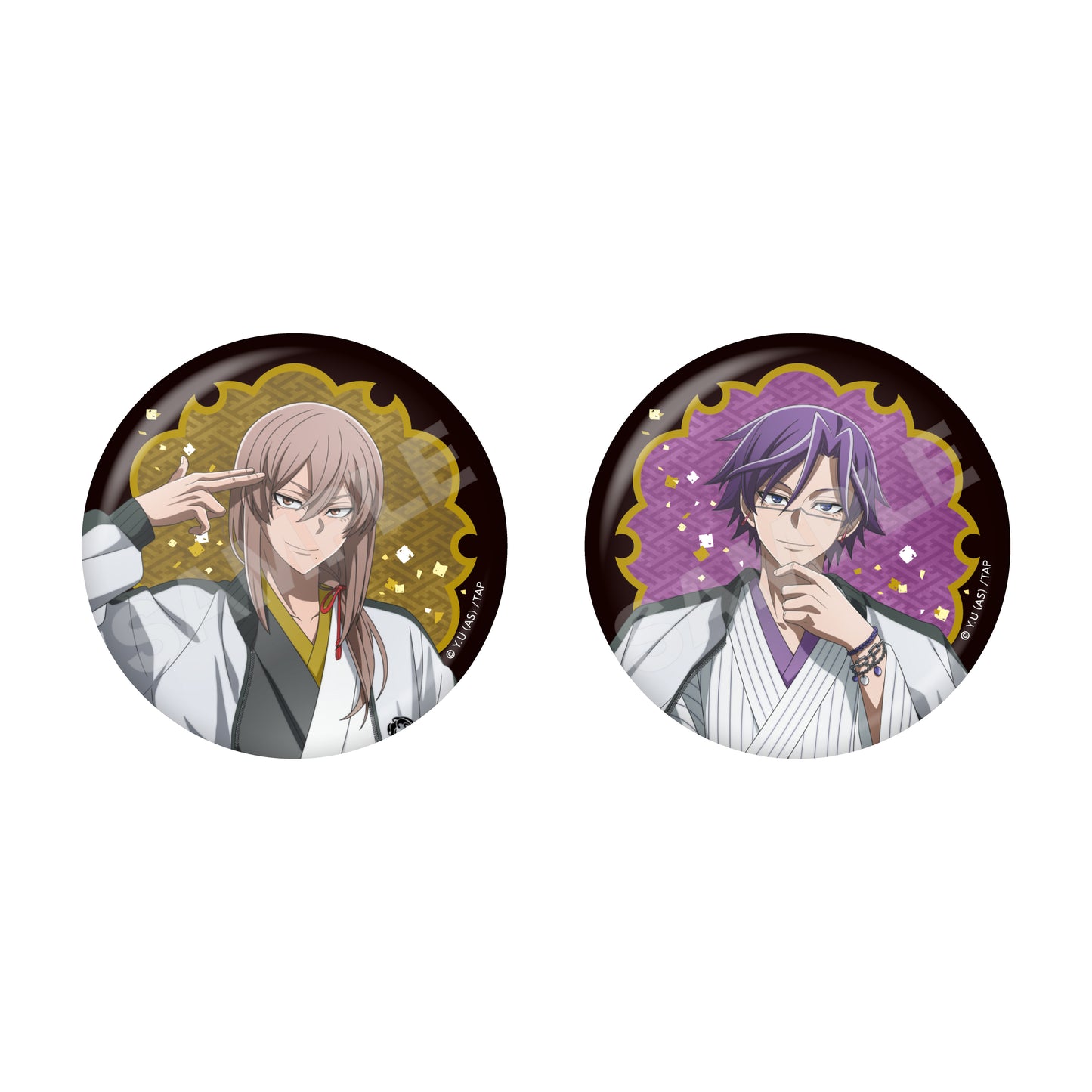 【桃源暗鬼】スカジャン×着物ver. 缶バッジ /01 全6種(セット)