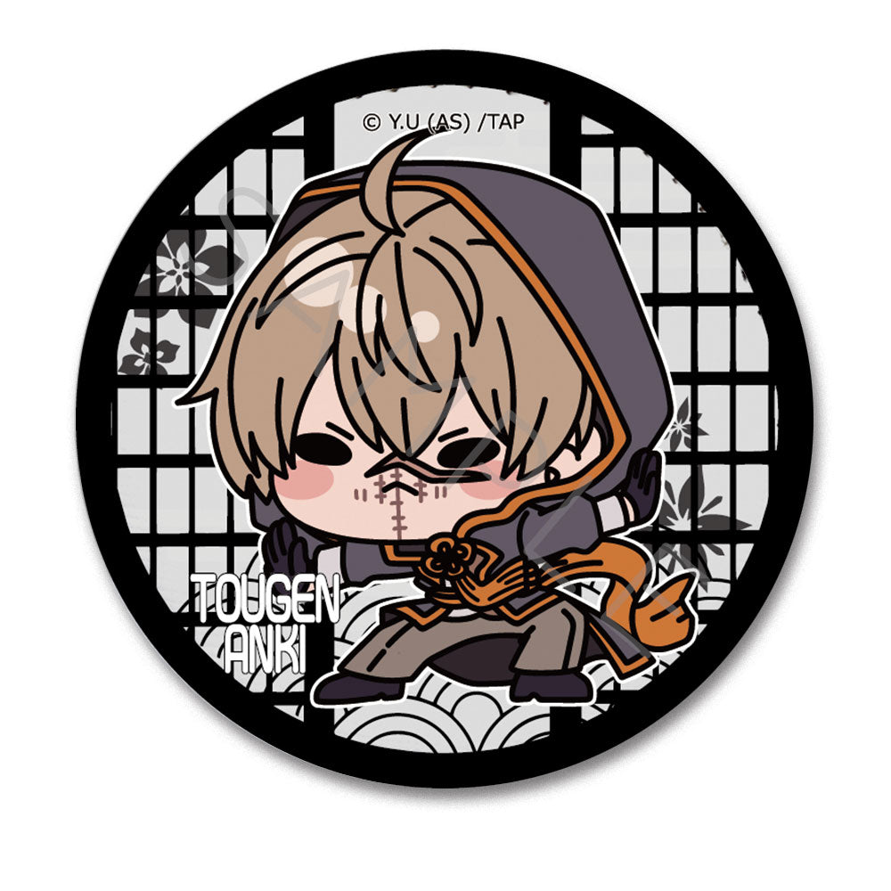 TVアニメ「桃源暗鬼」第2弾 レザーバッジ（丸形） M-NC (皇后崎 迅
