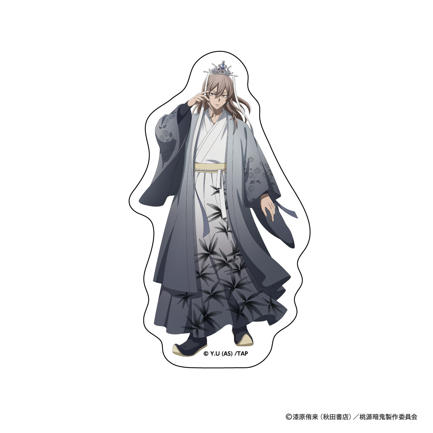 桃源暗鬼 ダイカットステッカー(漢服/桃寺神門)