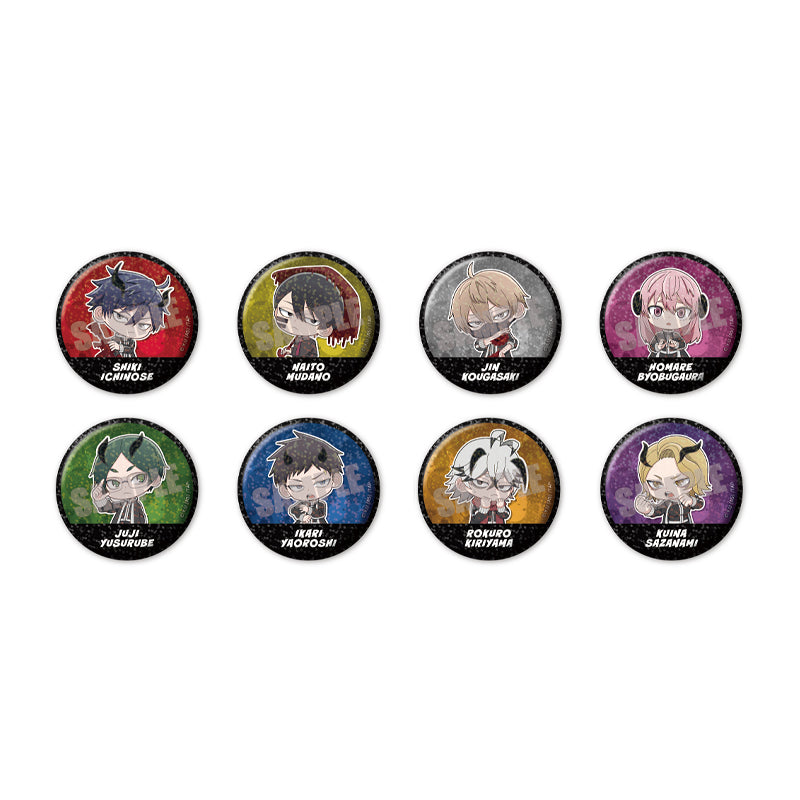 桃源暗鬼　トレーディングホログラム缶バッジ　BATTLE ver.　全8種（BOX）