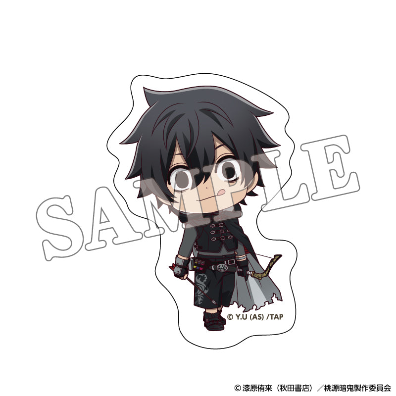 桃源暗鬼 ダイカットステッカー 人狼デフォルメ (淀川真澄)