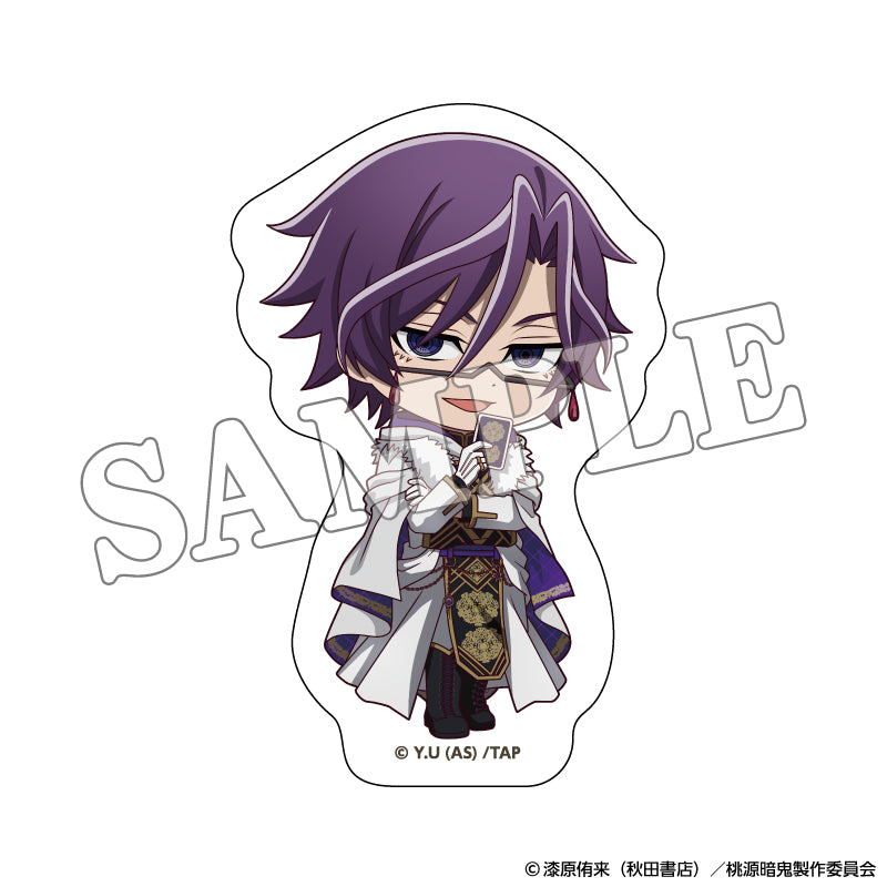 桃源暗鬼 ダイカットステッカー 人狼デフォルメ (桃華月詠)