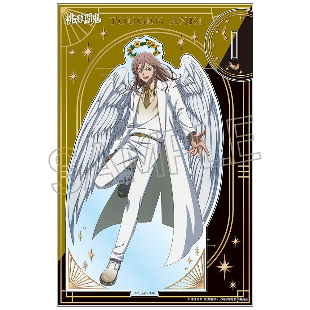 天使と悪魔　箔押しアクリルスタンド　桃寺神門