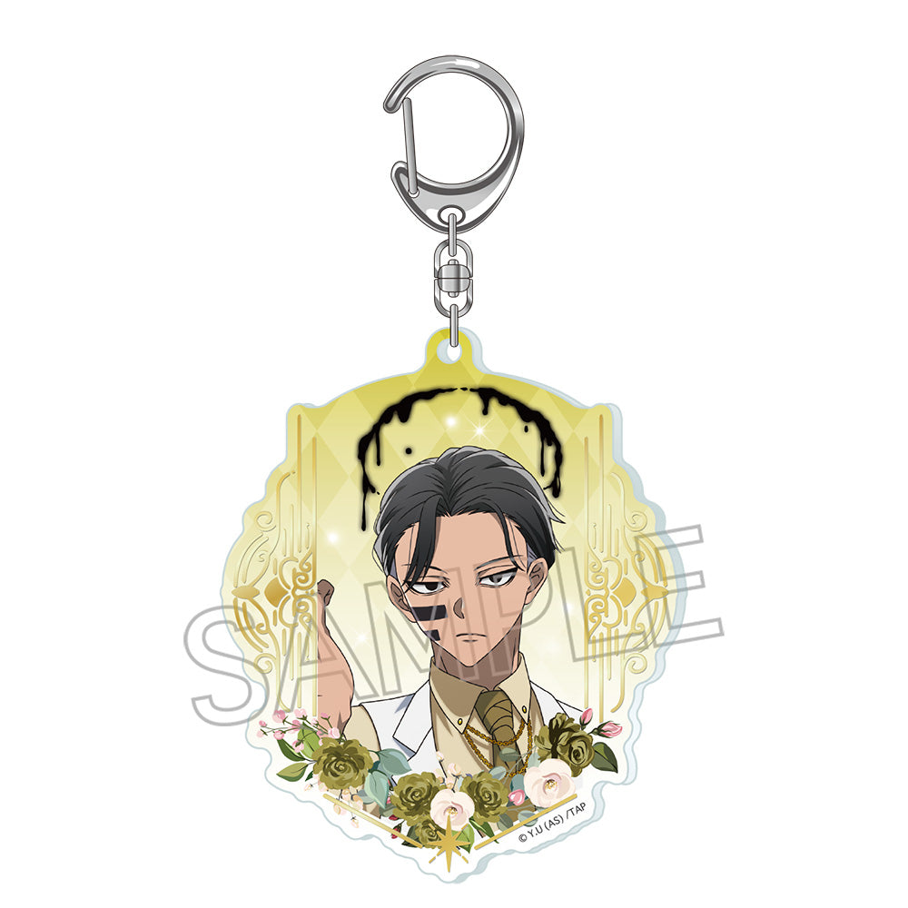 天使と悪魔　箔押しアクリルキーホルダー　無陀野無人