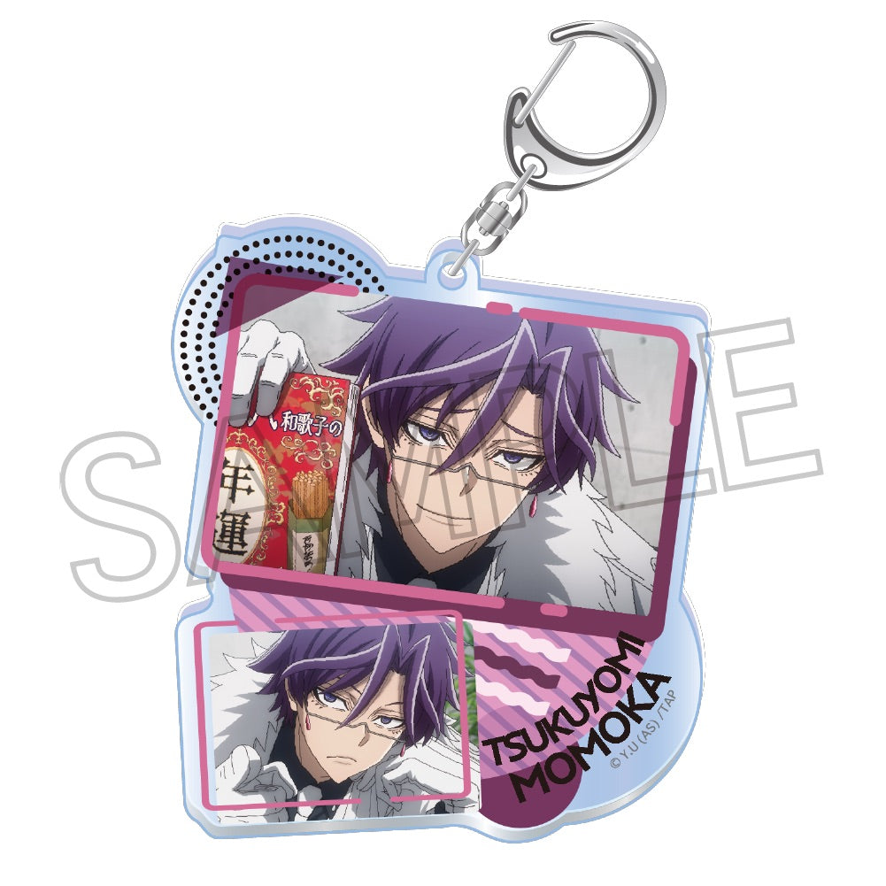 コラージュアクリルキーホルダーVol.2　桃華月詠