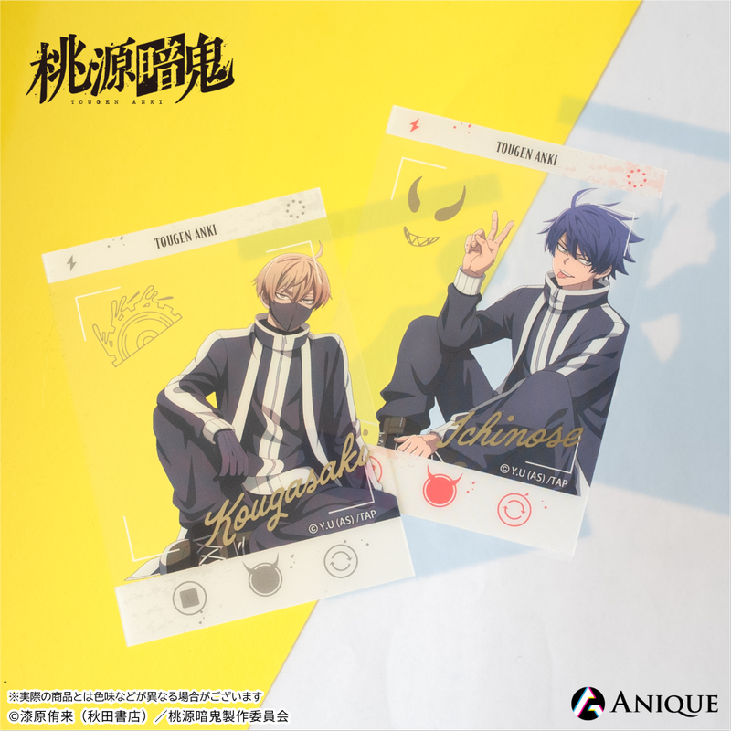 『桃源暗鬼』描き起こしイラスト【ひと休み】トレーディング箔押しクリアフォトカード　全6種（BOX）