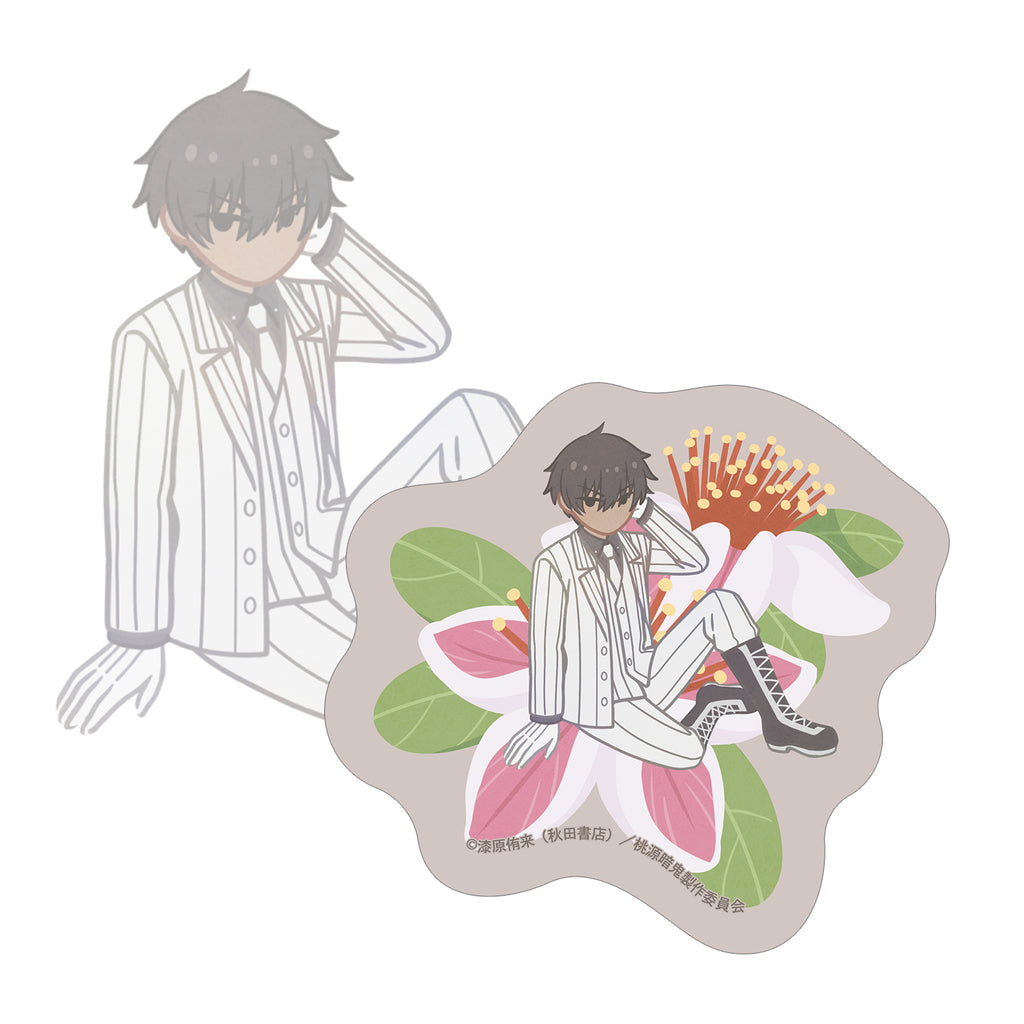 桃角桜介 Botania ダイカットステッカー
