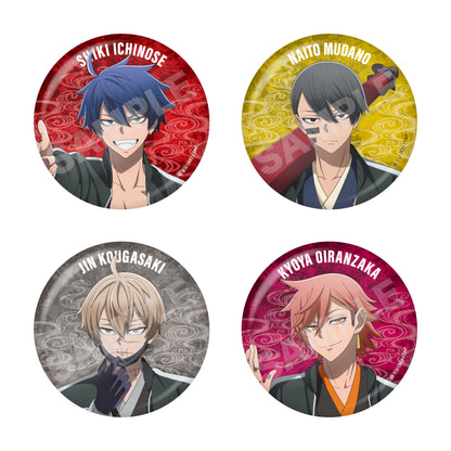 【桃源暗鬼】スカジャン×着物ver. メタリック缶バッジ /01 全6種（セット）