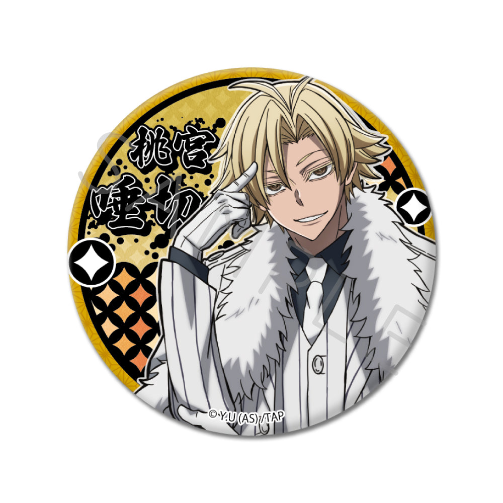 TVアニメ「桃源暗鬼」第1弾 3way缶バッジ YJ (桃宮唾切)