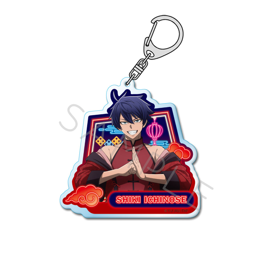 TVアニメ「桃源暗鬼」第2弾 六角形缶バッジ M-NB (無陀野無人)｜TV