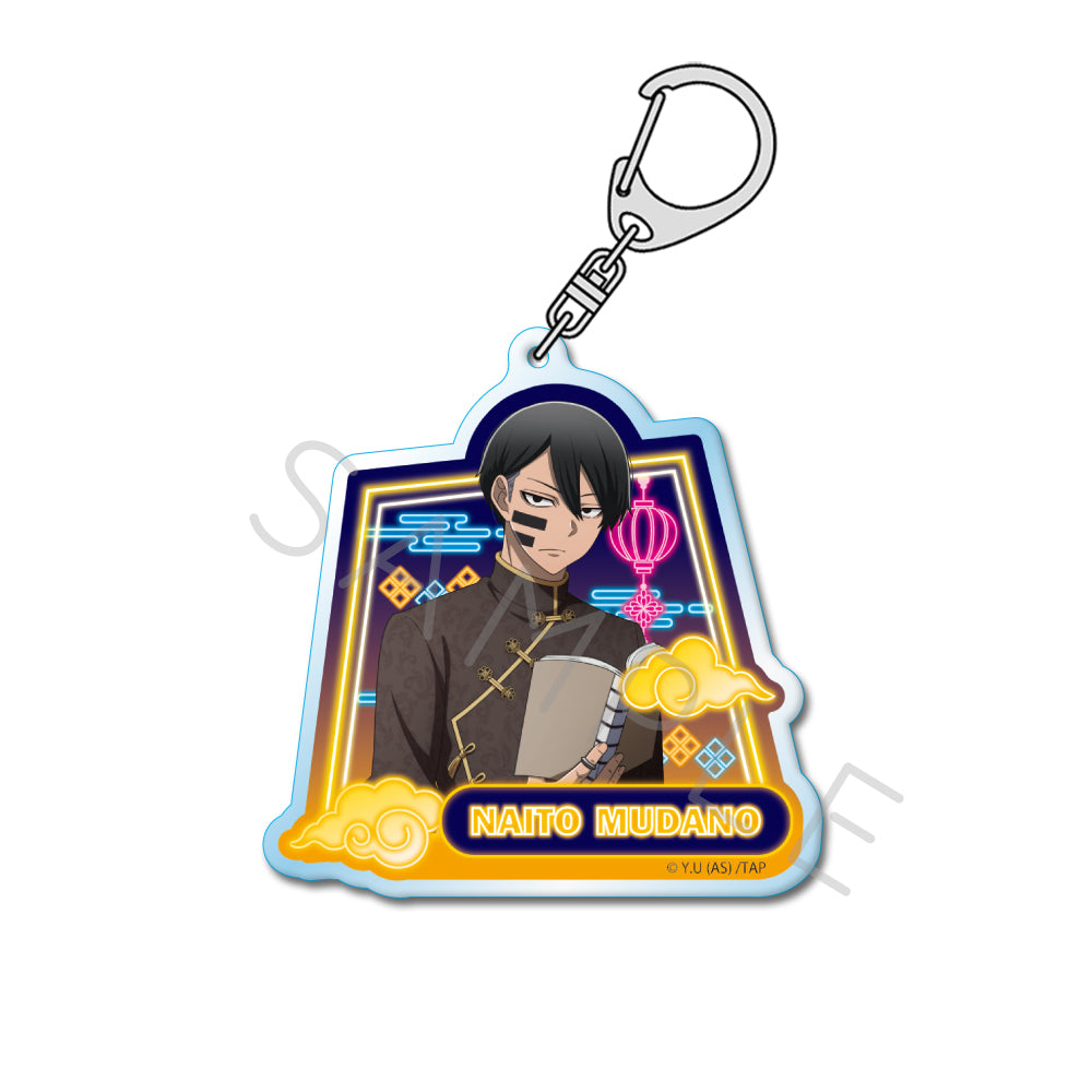 TVアニメ「桃源暗鬼」第1弾 ハート型缶バッジ YG (手術岾ロクロ)｜TV