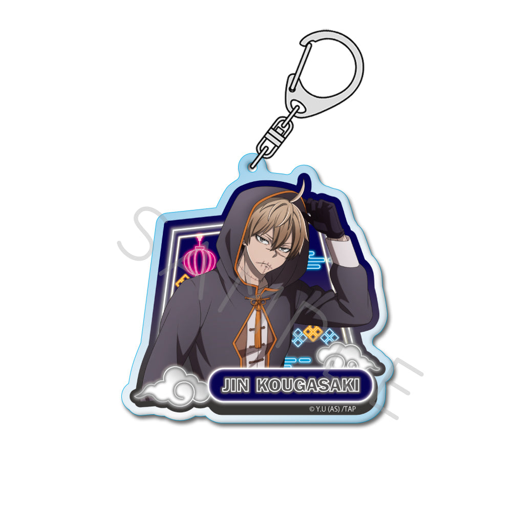 TVアニメ「桃源暗鬼」第1弾 ハート型缶バッジ YG (手術岾ロクロ)｜TV