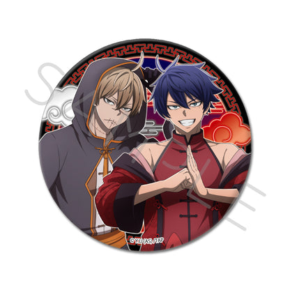 TVアニメ「桃源暗鬼」第2弾 丸型缶バッジ （全8種トレーディング）（BOX）