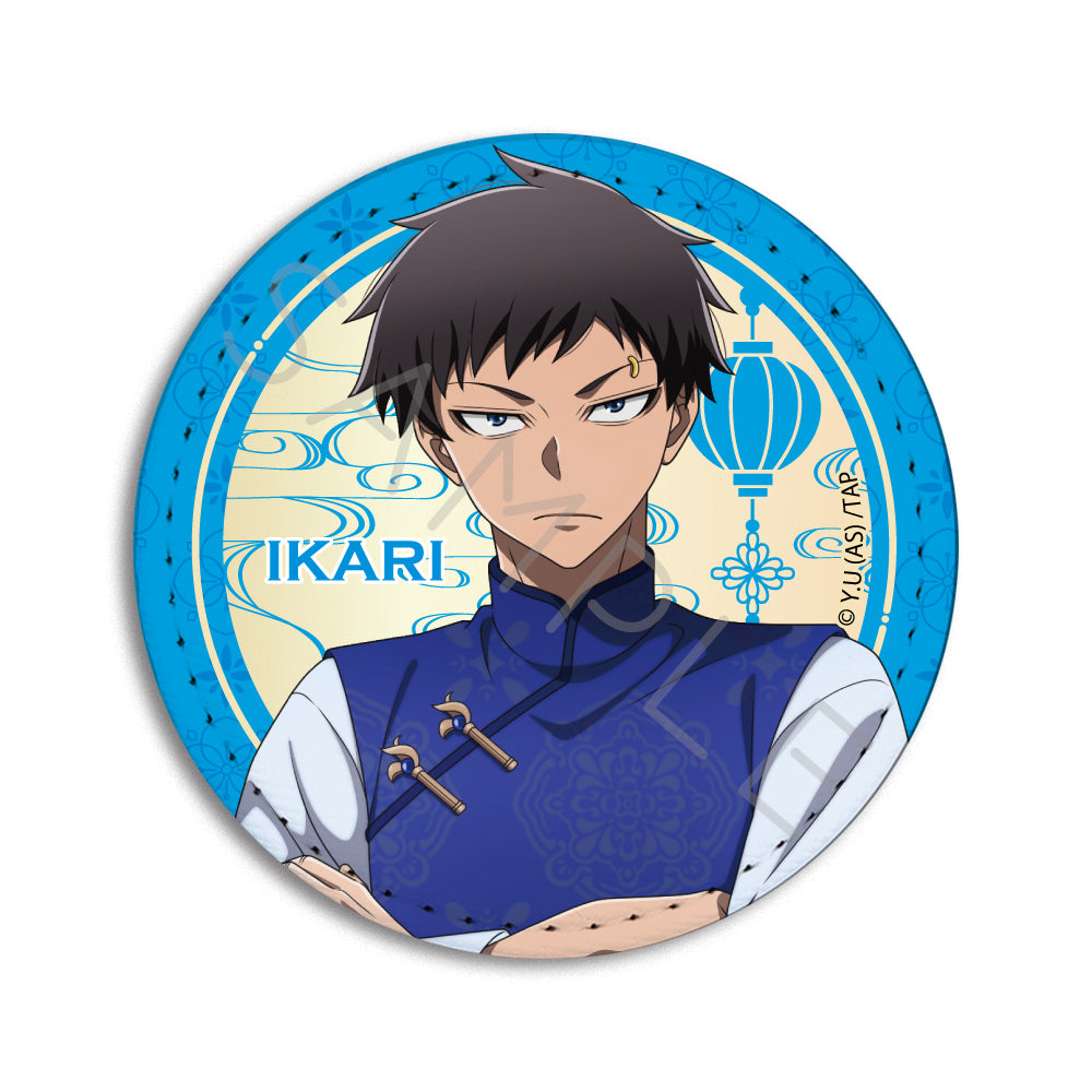 TVアニメ「桃源暗鬼」第2弾 レザーバッジ（丸形） ND (矢颪 碇)