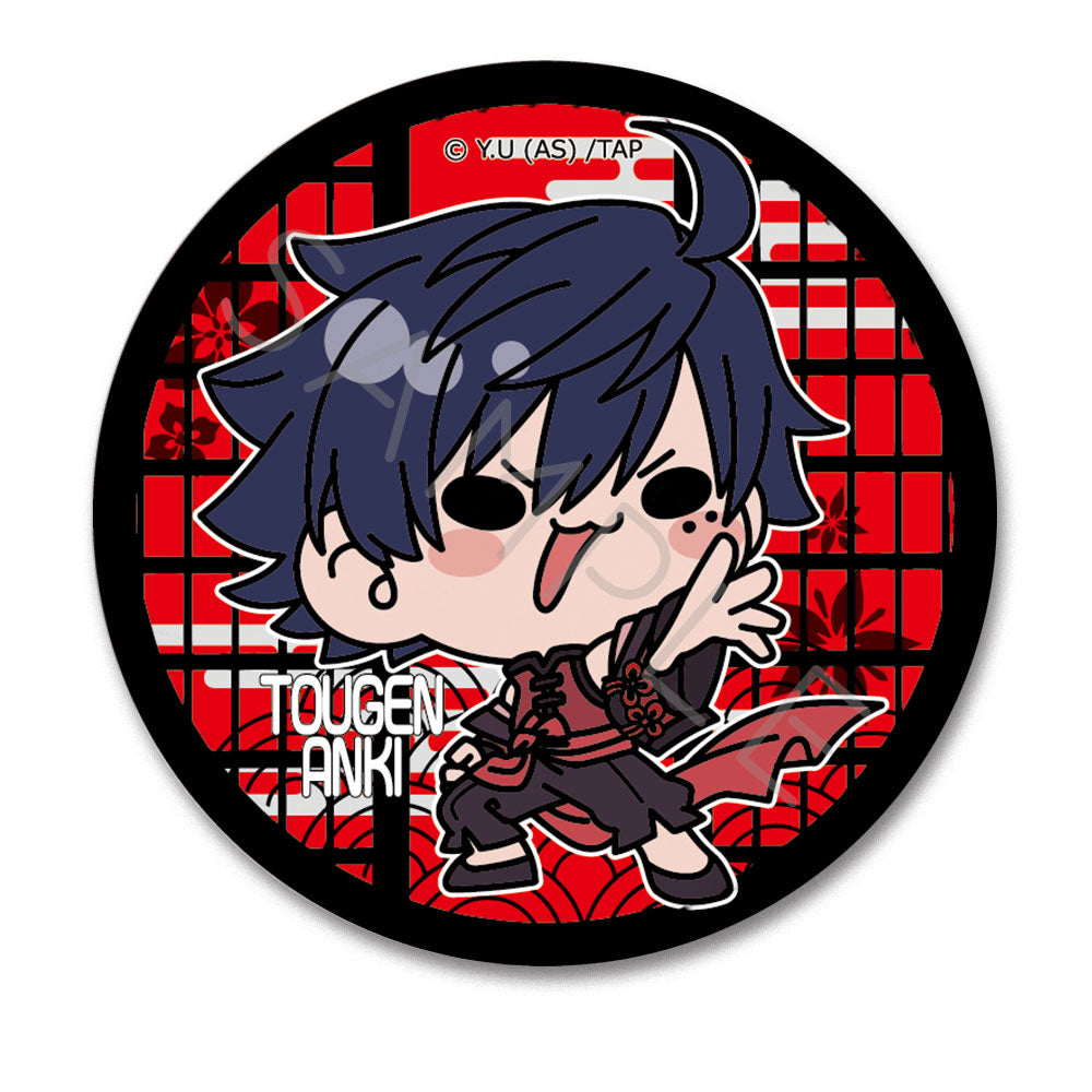 TVアニメ「桃源暗鬼」第2弾 レザーバッジ（丸形） M-NA (一ノ瀬四季)