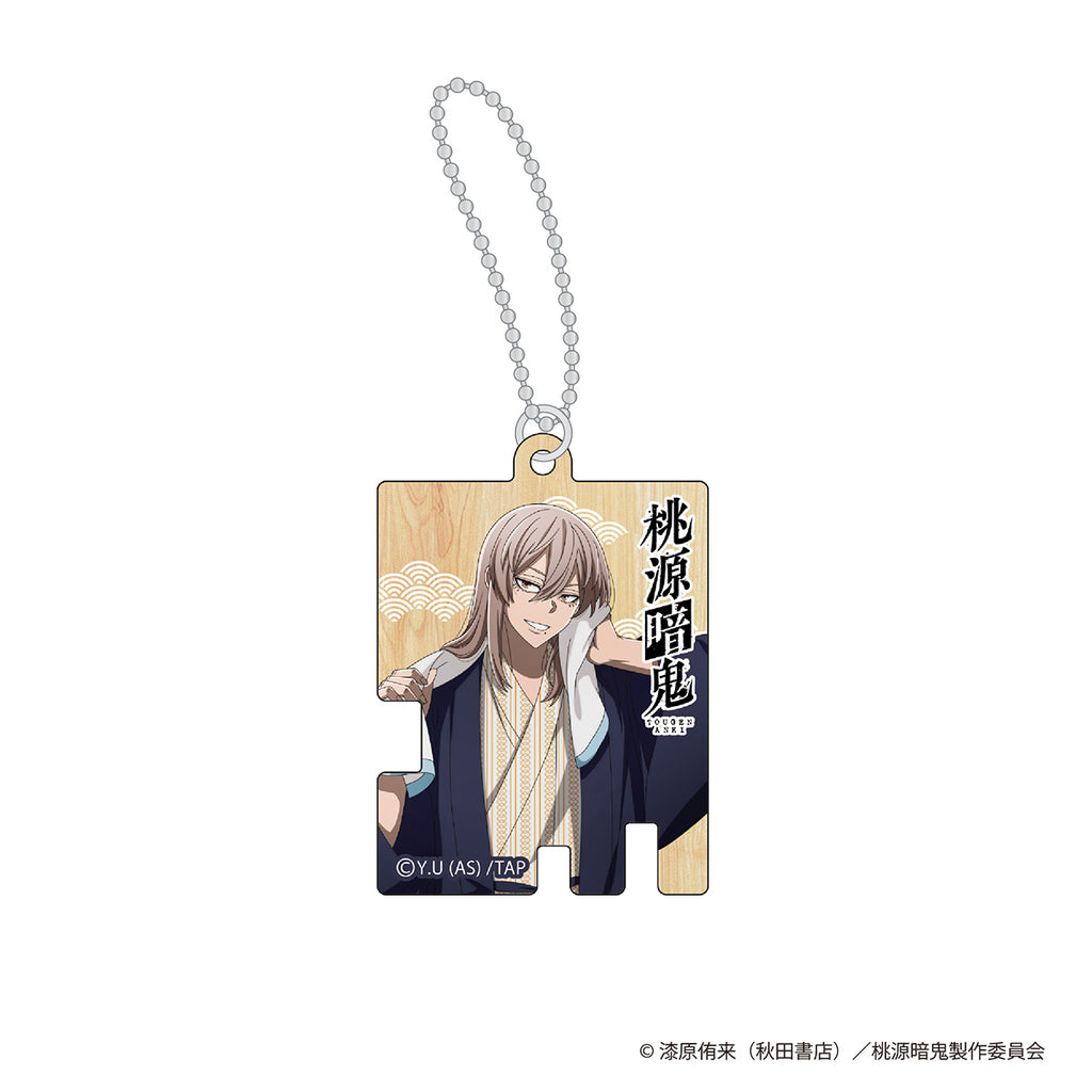桃源暗鬼　描き起こし　アクリルキーホルダー　湯けむり日和　桃寺神門　ＰＨ１０４３