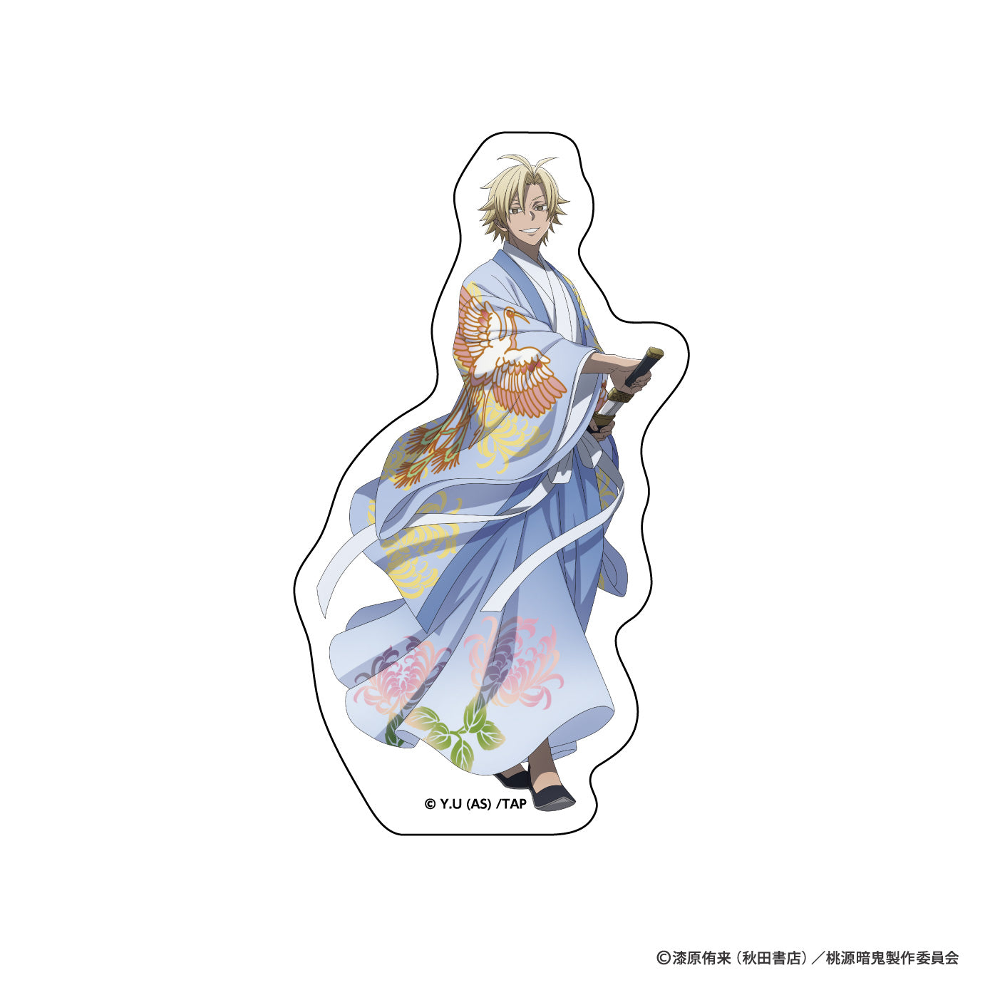 桃源暗鬼　ダイカットステッカー（漢服/桃宮唾切）