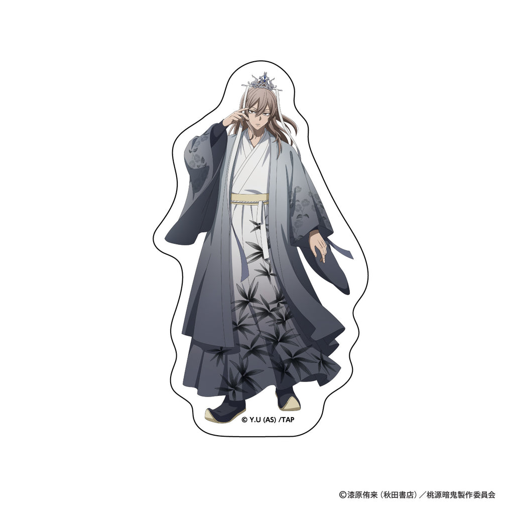 桃源暗鬼　ダイカットステッカー（漢服/桃寺神門）