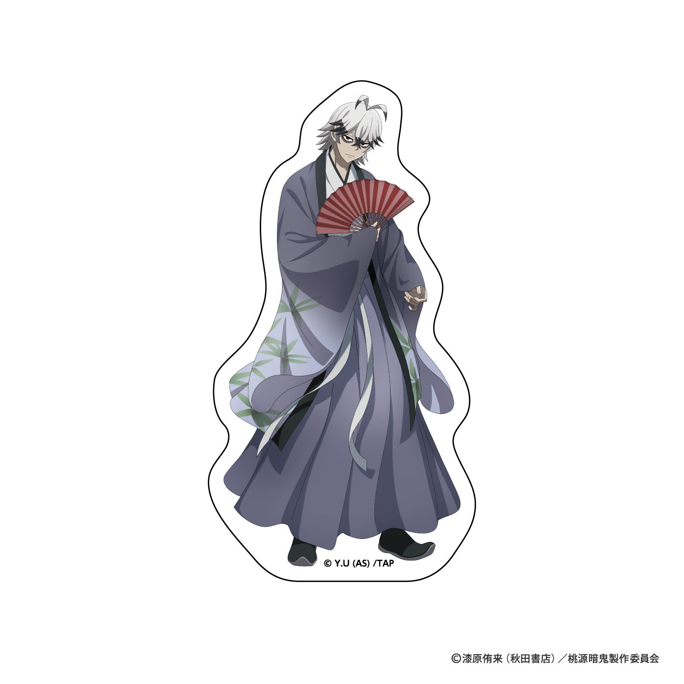 桃源暗鬼　ダイカットステッカー（漢服/手術岾ロクロ）