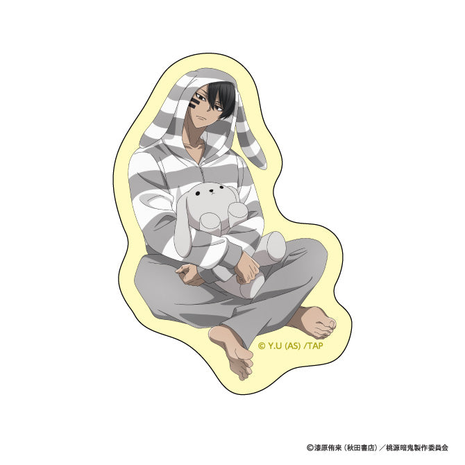 桃源暗鬼　ダイカットステッカー（パジャマ/無陀野無人）