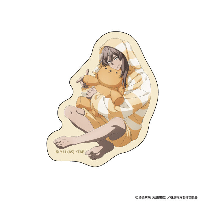 桃源暗鬼　ダイカットステッカー（パジャマ/桃寺神門）