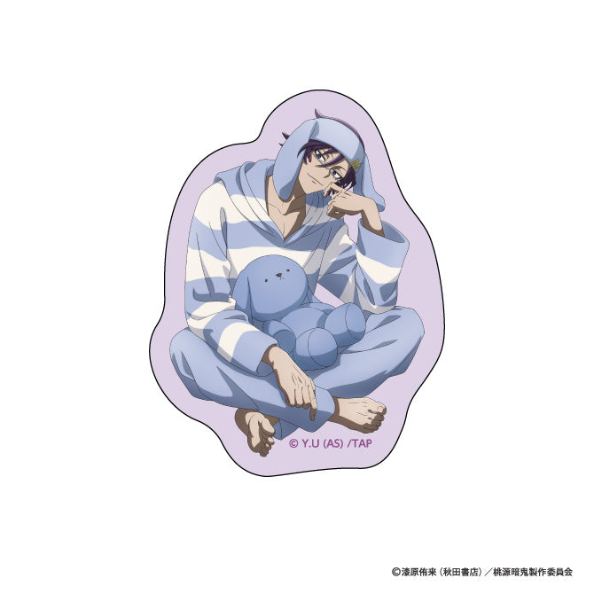 桃源暗鬼　ダイカットステッカー（パジャマ/桃華月詠）