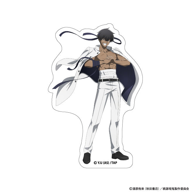 桃源暗鬼　ダイカットステッカー（応援団/桃角桜介）