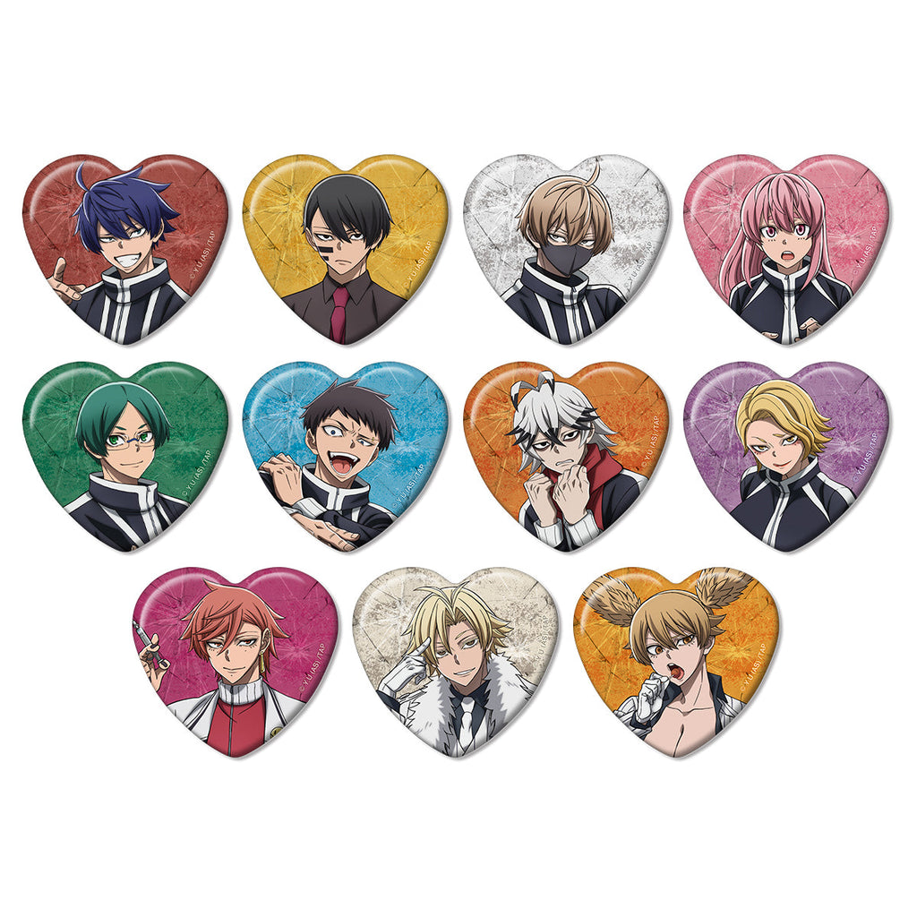 【受注購入特典付】トレーディングハート型缶バッジ(セット)