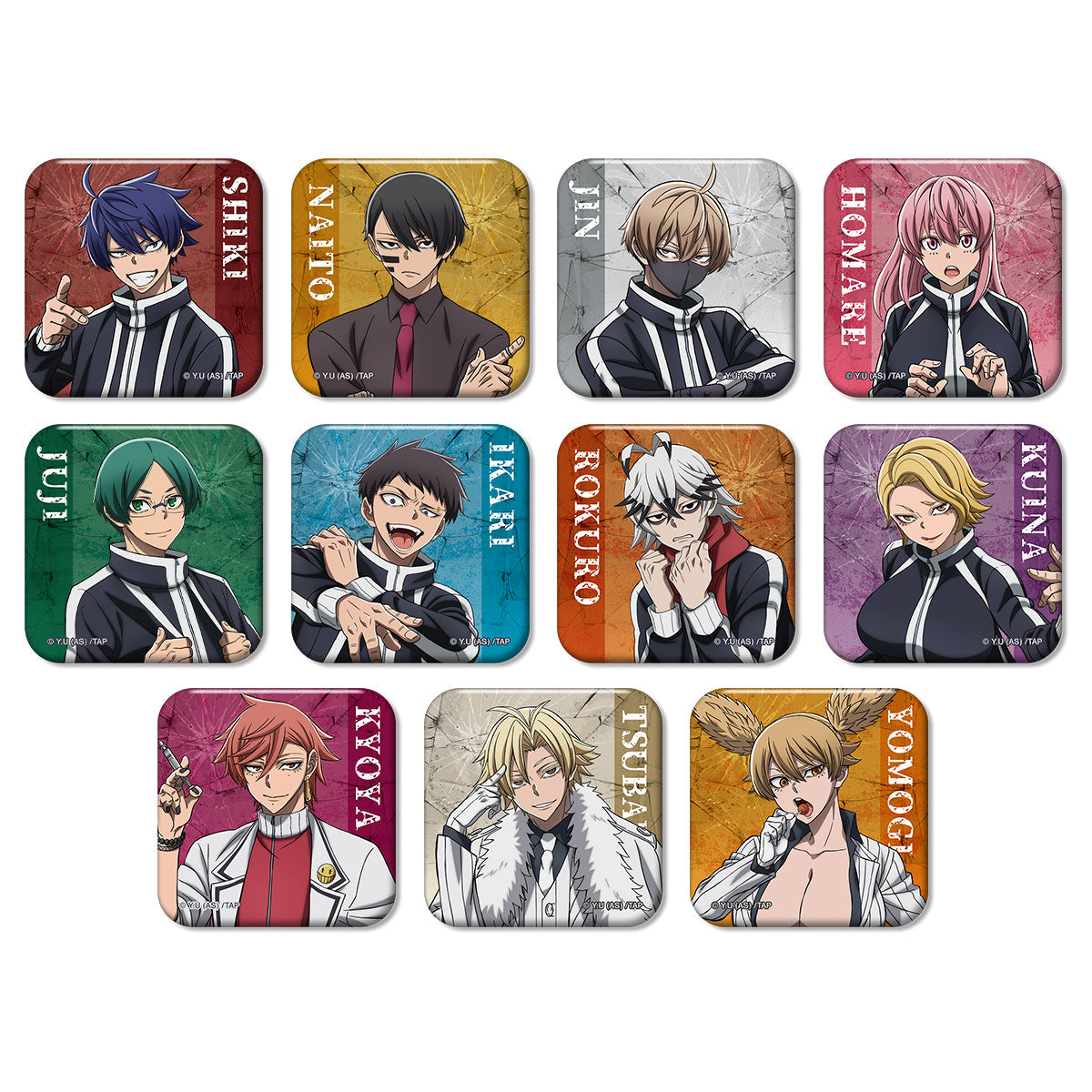 トレーディングスクエア缶バッジ（単品）